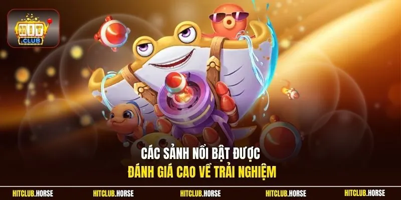 Các sảnh nổi bật được đánh giá cao về trải nghiệm