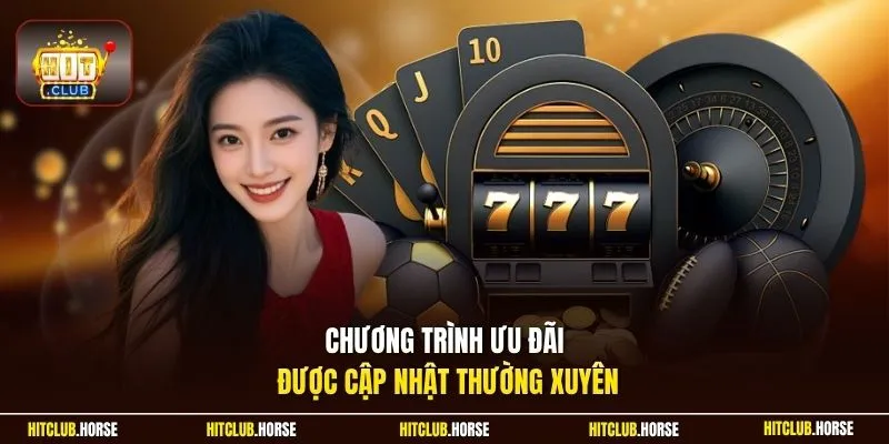 Chương trình ưu đãi được cập nhật thường xuyên