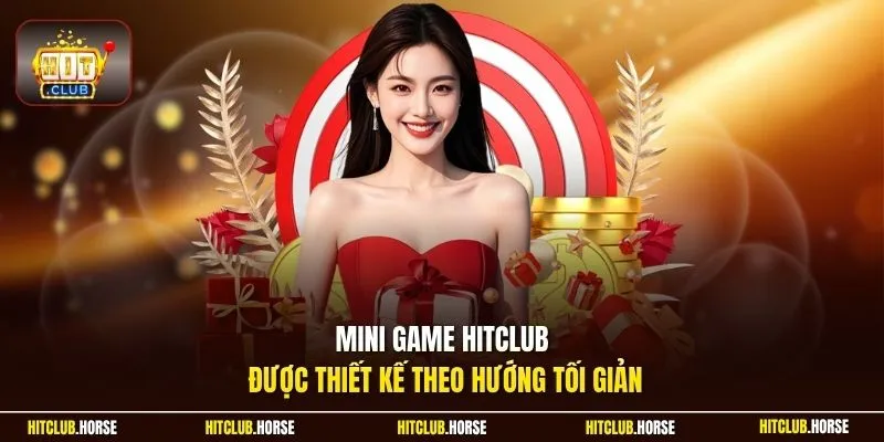Mini game HITCLUB được thiết kế theo hướng tối giản